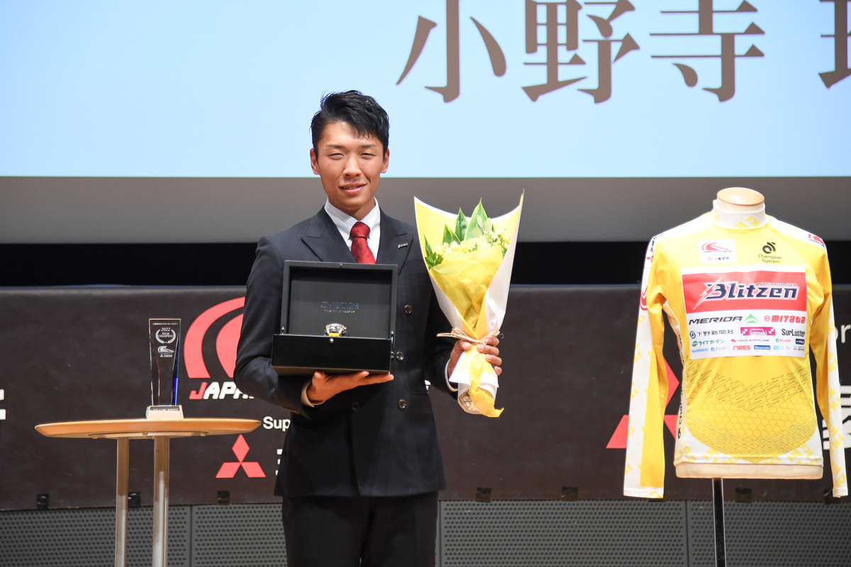 2022年シーズンJCL個人ランキングトップとなった小野寺玲(宇都宮ブリッツェン)