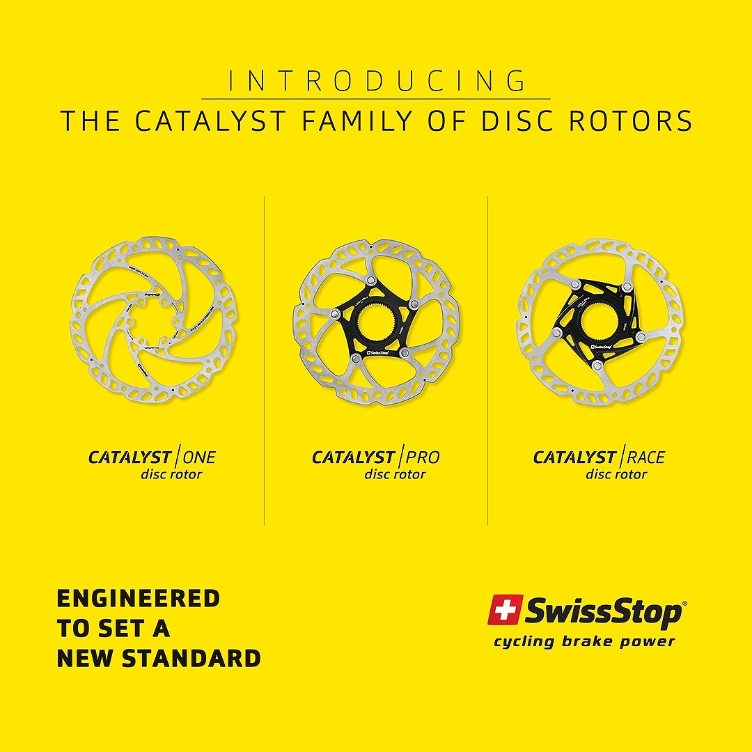 UCI認証テストをクリアしているスイスストップのCATALYSTシリーズ