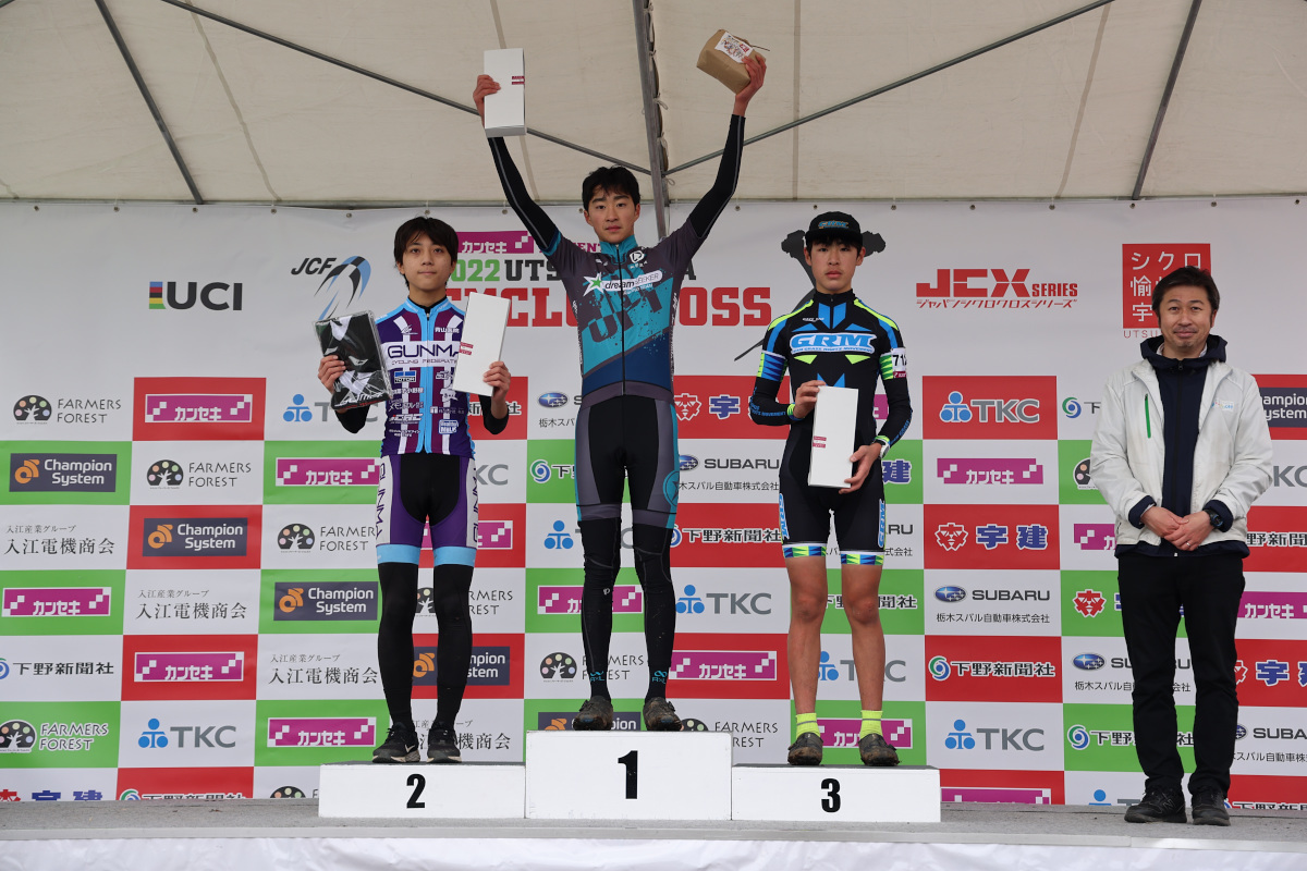 男子エリート3は成田光志(Dream Seeker jr. Racing Team)が優勝
