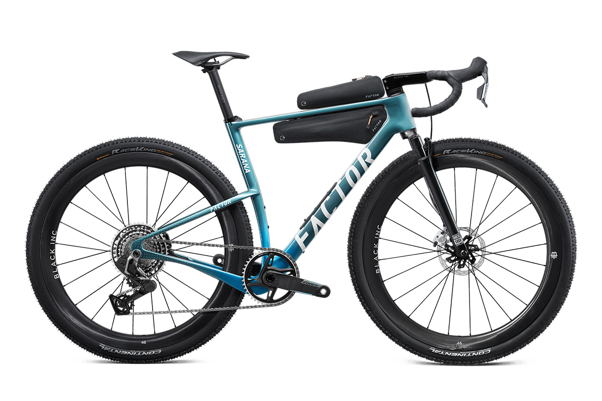 ファクターの新型グラベルバイクSARANA ウルトラディスタンスレースに