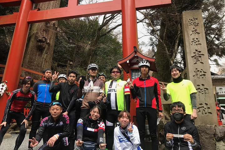 大好評の初級ライド「貴船神社初級ライド」