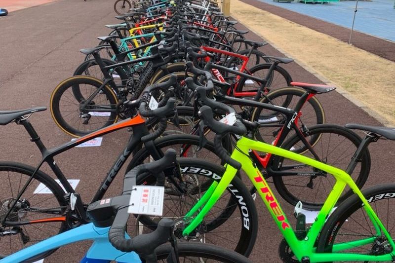 各社のハイエンドバイクを集めた試乗会も開催する 幅広く取り扱うコセキだからこそ実現するイベントだ