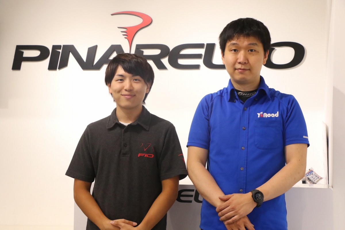 ピナレロルームを担当する平山さんと原澤さん