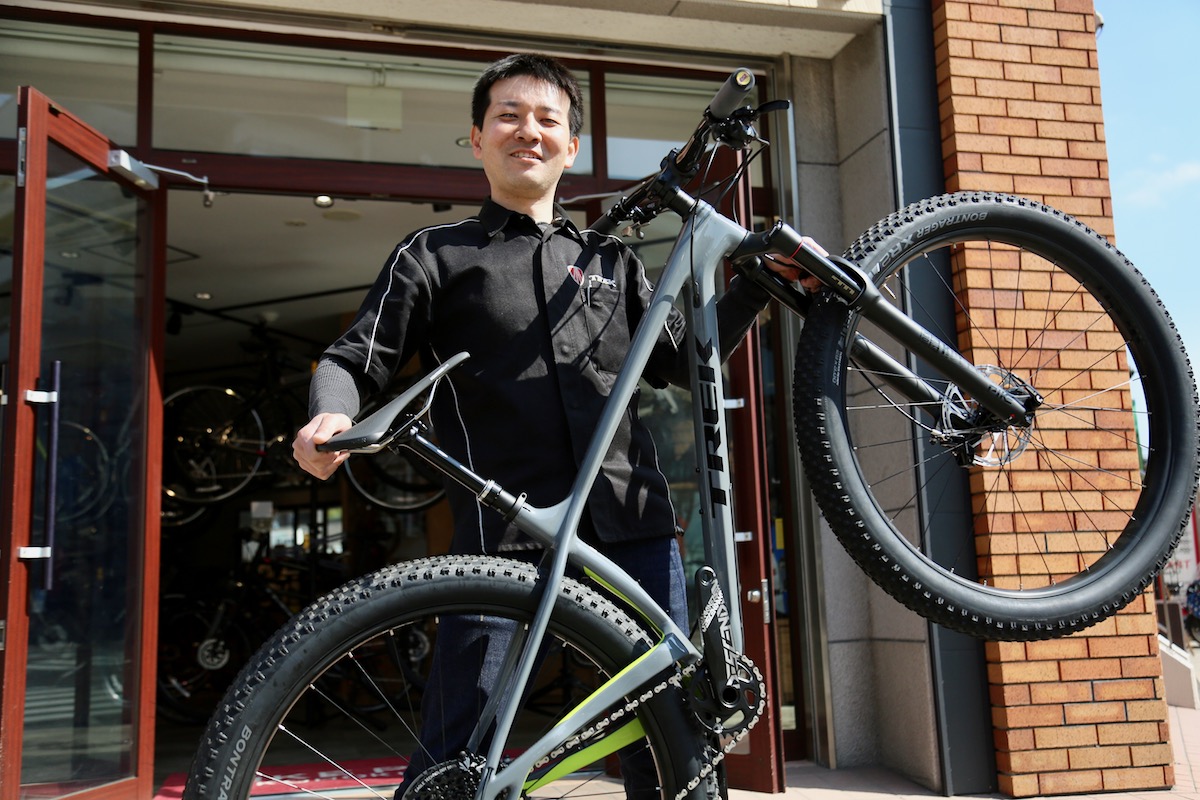 森田店長はロングライドやヒルクライム、MTBもマルチに楽しむ