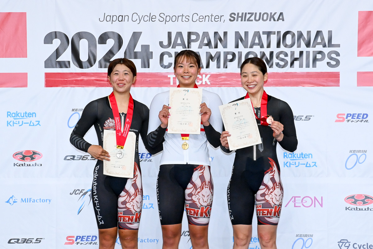 スプリント予選で新記録連発　垣田真穂が女子オムニアム優勝 - 全日本選手権トラック2024　2日目