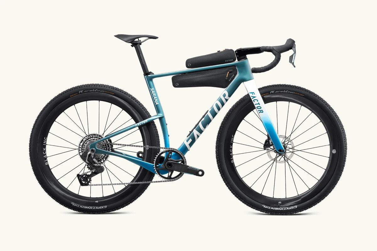 ファクターの新型グラベルバイクSARANA ウルトラディスタンスレースに