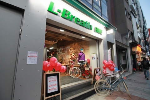アウトドアショップが提案する新たな自転車店のカタチ L-Breath BIKE 