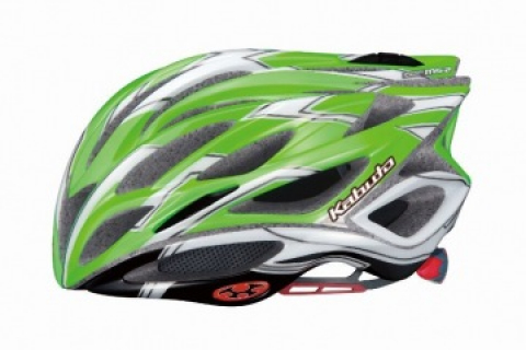 カブト 人気の軽量モデルMS-2にニューカラー追加 ビビッドなグリーンと