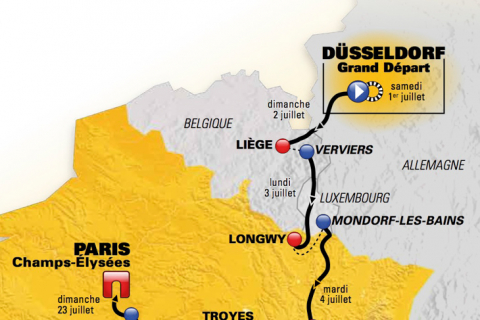 ドイツ ベルギー ルクセンブルクを経てフランスへ 険しいジュラ山脈に向かう前半戦 ツール ド フランス17コース紹介前編 Cyclowired