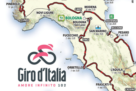 ボローニャで開幕するジロ 平坦コースが多く設定された前半ステージ ジロ デ イタリア19ステージ紹介 前編 Cyclowired