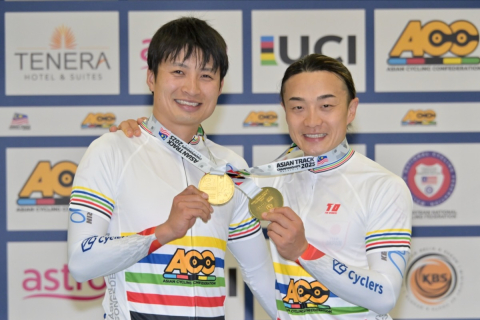 日本が男女マディソンでアジア4連覇 男子ケイリンでは中野が金 日本が男女マディソンでアジア4連覇 男子ケイリンでは中野が金